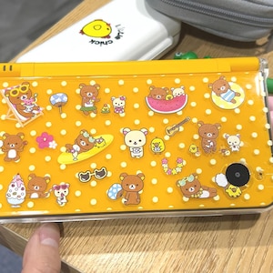 DIY Rilakkuma 3ds nds case full model series, 3ds 2ds nds replacement shells, cartoon anime handmade protective case for the mistress gifts