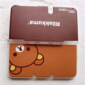 DIY Rilakkuma 3ds nds case full model series, 3ds 2ds nds replacement shells, cartoon anime handmade protective case for the mistress gifts