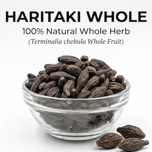 Haritaki Entero Orgánico | Terminalia Chebula Entero | Harade Crudo de India