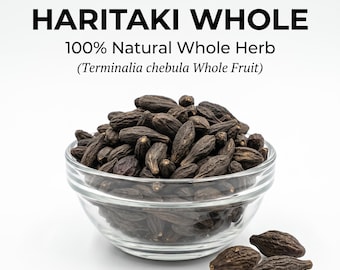Haritaki Entero Orgánico | Terminalia Chebula Entero | Harade Crudo de India