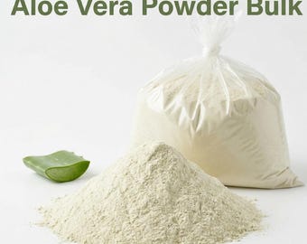 Aloe vera en polvo a granel, producto natural para el cuidado de la piel a base de hierbas, mascarilla facial de Aloe barbadensis.
