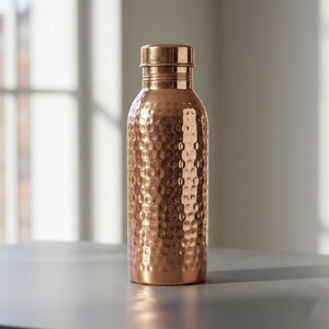 Hammered Copper Water Bottle