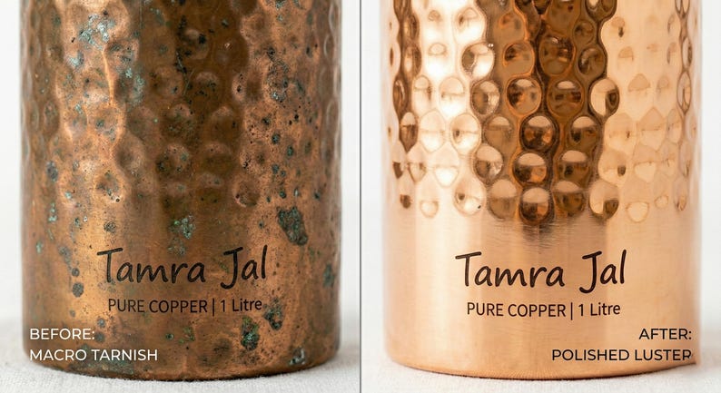 Hammered Copper Water Bottle
