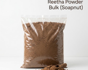 Polvo de nuez de jabón Reetha - Champú natural y limpiador herbal a granel