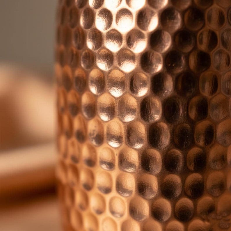 Hammered Copper Water Bottle
