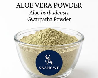 Organic Aloe Vera Powder, Aloe Barbadensis, Natural Face and Hair Masks