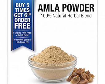 AMALAKI Powder for Hair Care, Supports Hair Growth, Natural Ayurvedic