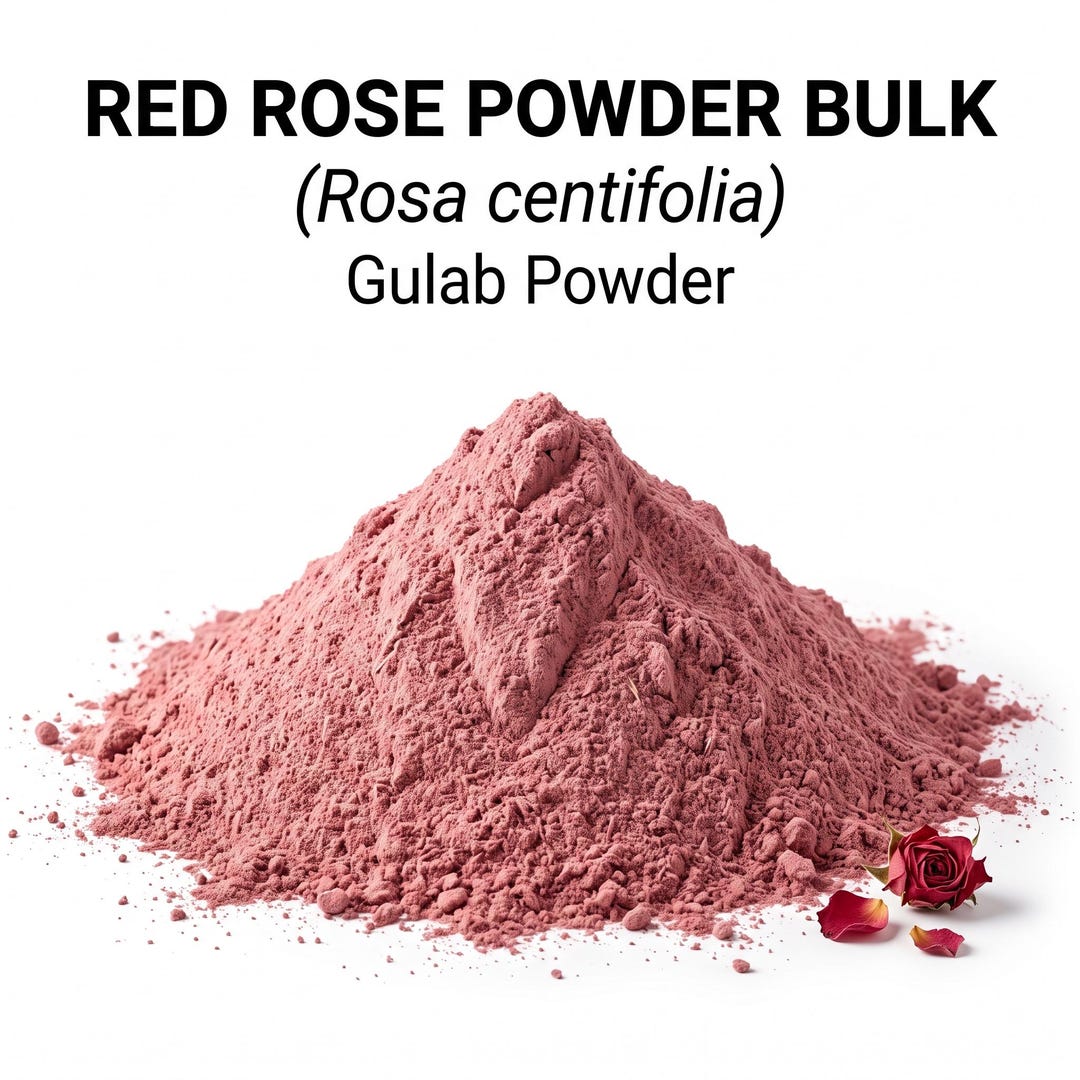 Pétales De Roses Rouges Poudre de pétales de rose rouge, pétales de rose, Gulab, Rosa Damascena ...