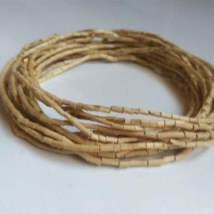 Premium kanthi mala coiled – natural wooden kanthi beads for spiritual wear and daily use