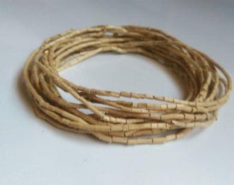 Tulasi Kanthi Mala, Tulsi Neck Beads, Prayer, Krishna Devotion, Hindu Japa, Spiritual, Religious, Handmade