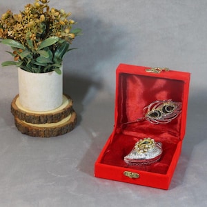 Silver Kumkum holder Kumkum Chopra, Peacock Design Tilak Stick bulk