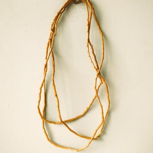 Multiple layer kanthi mala – traditional wooden bead necklace for spiritual use and devotion