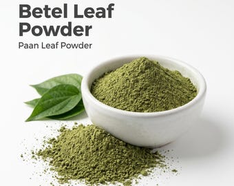 Polvere di foglie di betel, paan naturale per la cura della pelle, dei capelli, maschere per il viso, bellezza