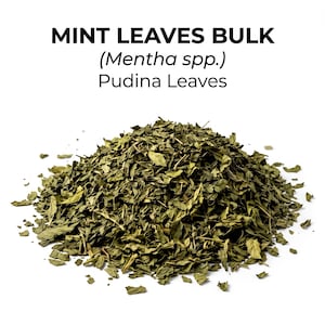 Myntablad, Pudina, Mentha, Mentha Arvensis, Bulk Organisk Naturlig Botanisk Ingrediens