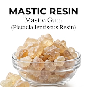 Natural Mastic Gum Resin for Chewing | Chios Tree Crystals for Culinary & Aromatic Use
