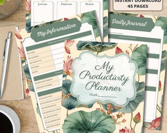 Printable ADHD Planner: Productivity & Goal Tracker (PDF)