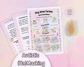 Masking bei Autismus kindgerecht erklärt • Lernmaterial als PDF • Affirmationen für Selbstannahme • Achtsamkeit Kinder • Download