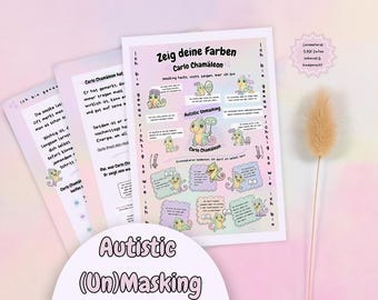 Masking in autism explained in a child-friendly way • Learning material as PDF • Affirmations for self-acceptance • Mindfulness for children • Download
