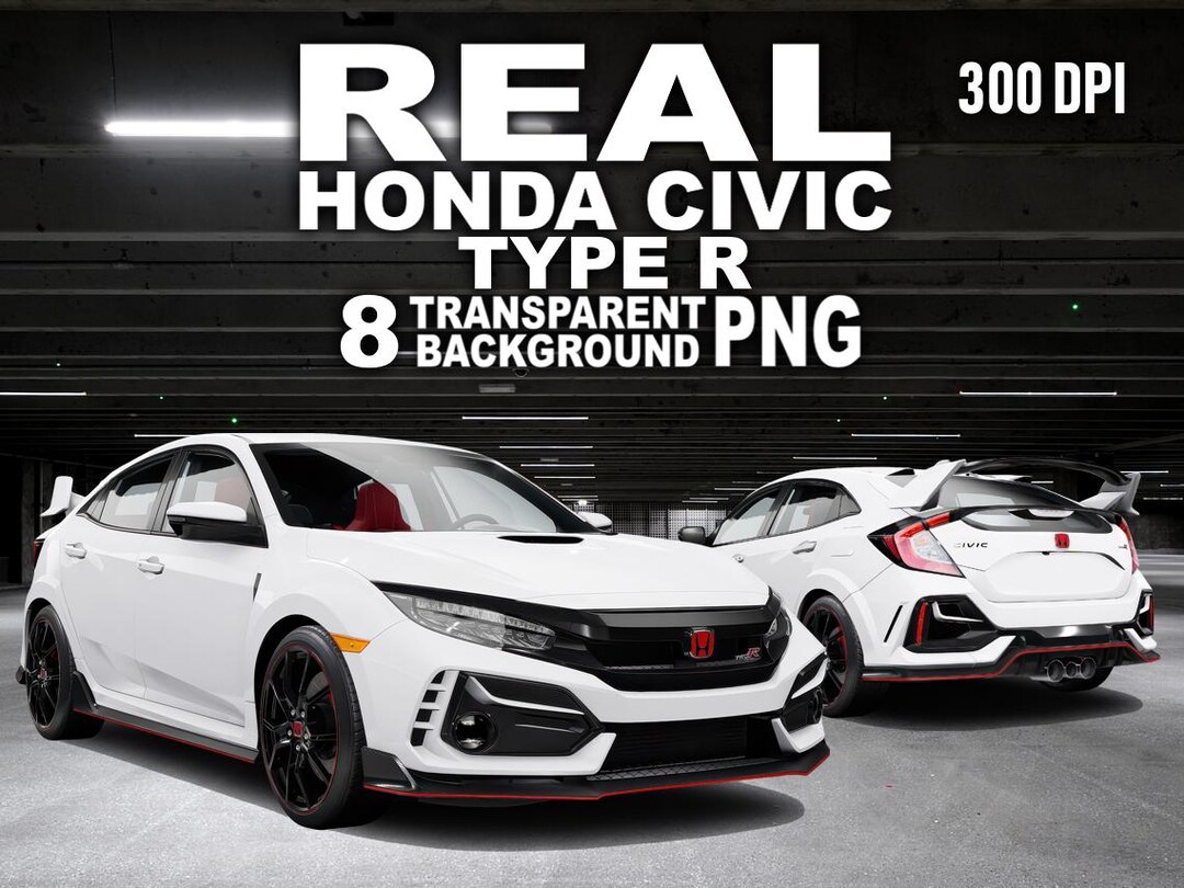 Honda Civic Type R PNG cliparts, fond transparent (téléchargement ...