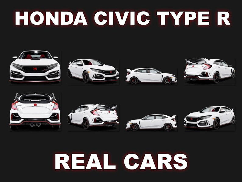 Honda Civic Type R PNG Clipart, Transparent Background (digital ...