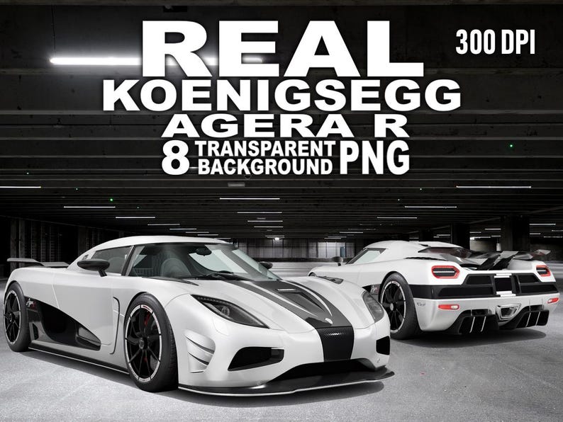 Koenigsegg Agera R Real Car PNG Clipart 2K+ Pack - Etsy
