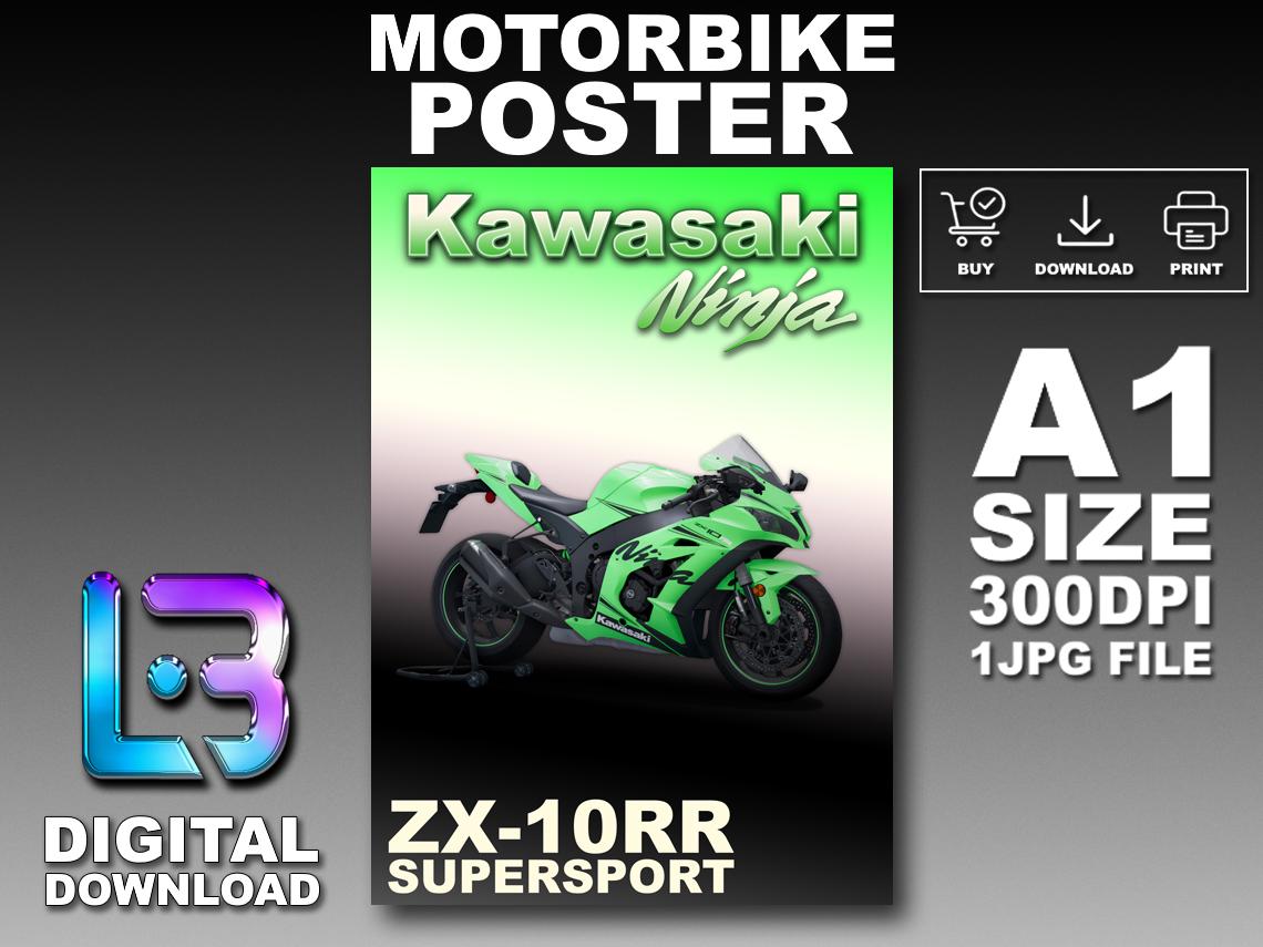 Kawasaki Ninja Zx Rr Template - Etsy