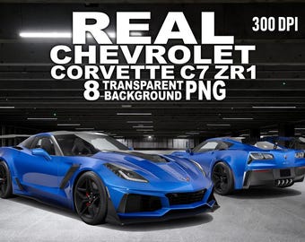 Chevrolet Corvette C7 ZR1 Real Car PNG Clipart 2K+ Pack