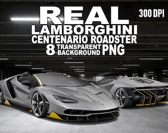 Lamborghini Centenario Roadster Transparent PNG Clipart 8 Views High Resolution 300 DPI