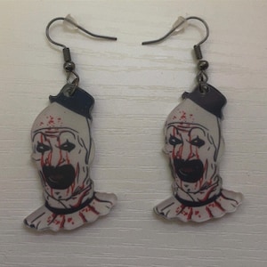 Scary Clown Earrings