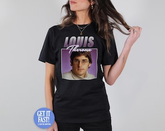 Camiseta homenaje a Louis Theroux, retro, años 90, vintage, divertida, documental de televisión, icono