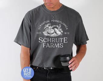 Schrute Farms T-Shirt US Office Dwight Michael Scott Funny
