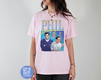 Phil Dunphy Homage T-Shirt TV Show Funny 90's Retro Vintage