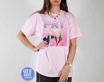 Pat Butcher Homage T-Shirt Funny UK Tribute Gift TV Fan 90's Legend