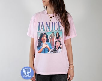 Janice Homage T-Shirt Friends Funny Gift Chandler Bing TV Show Vintage Retro 90's