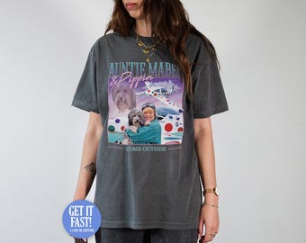 Camiseta homenaje a la tía Mabel y Pippin, serie retro de los 90 "Come Outside"