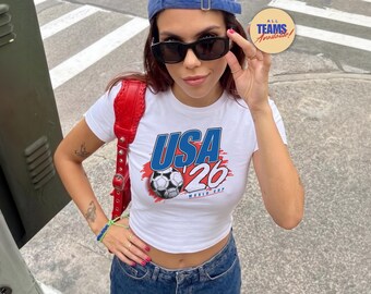 World Football Shirt Every Country Nation Soccer Team 2026 England Scotland USA France Brazil Poland Womens Baby Tee T-Shirt Top Flag Shirt