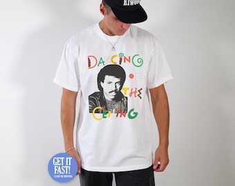 Dancing On The Ceiling Lionel Richie Top Funny 90's Hello Is It Me You're Looking For T-Shirt Tee