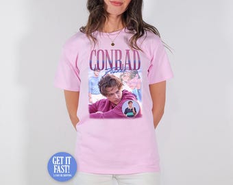 Camiseta de homenaje a Conrad Fisher, estilo retro vintage, divertida, romántica, drama, serie de televisión, unisex