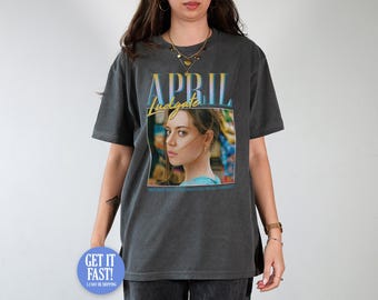 Camiseta homenaje a April Ludgate, serie de televisión Parks & Rec, regalo, retro, años 90, vintage, divertida.