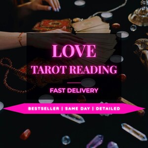 Love Tarot Reading | Twin Flame Reading | Medium Tarot Insight | Fast Psychic Love Reading | Same Day Delivery | Relationship Reading