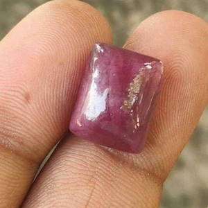 100% Natural Ruby Cabochon Shape, weight 24.80 carat Smooth Polish, Loose Gemstone, Genuine Untreated Ruby for Jewelry