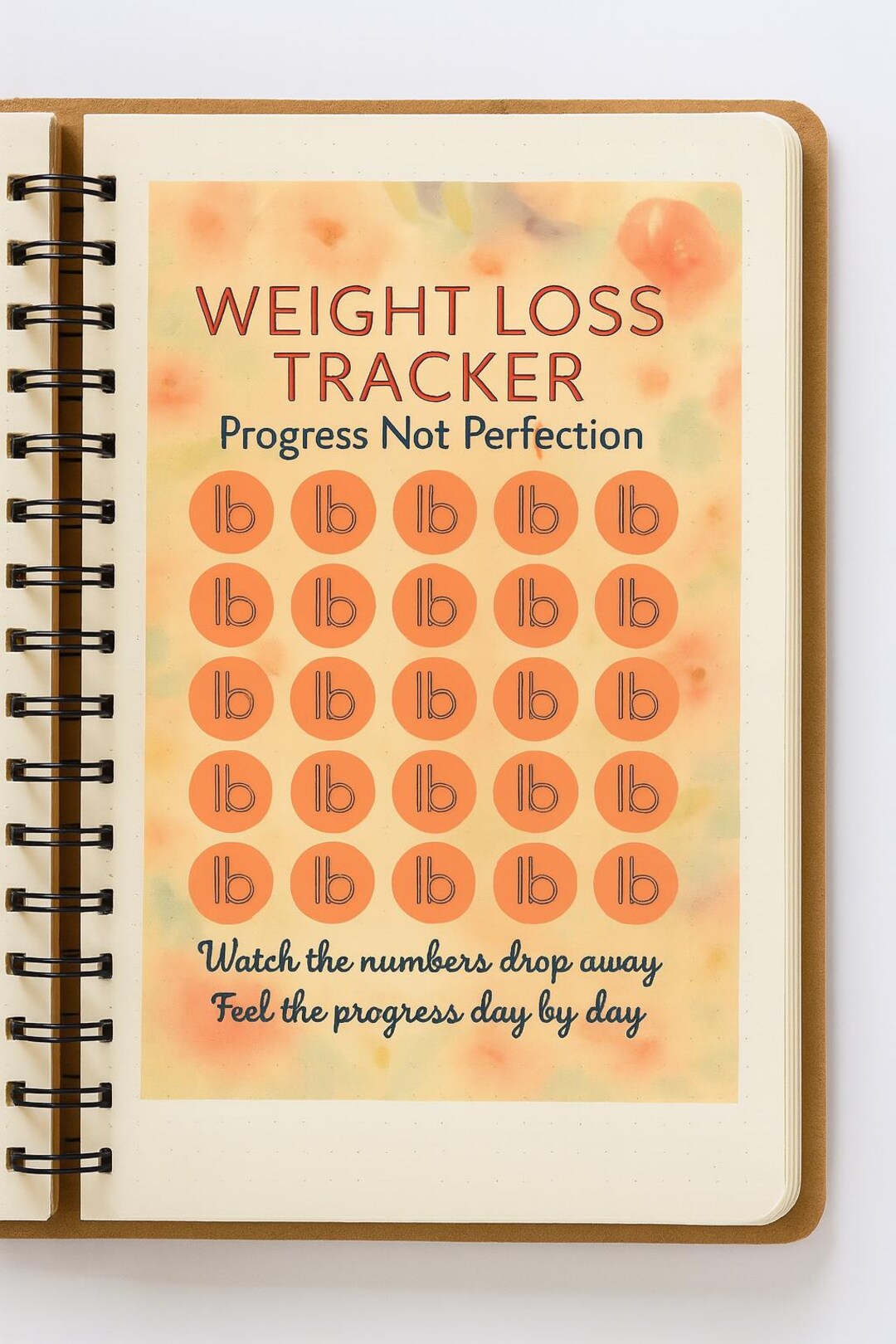 Printable Weight Loss Tracker | Tracker | Progress Not Perfection ...