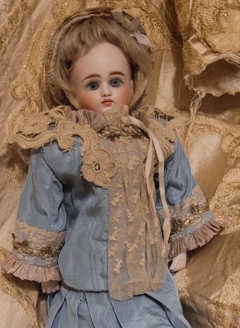 KESTNER アンティークドール Antique toricoTte Kestner All Bisque Doll / 4/1/2 in