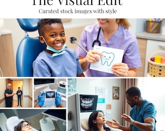 Dentist Stock Photo Bundle | 20 Realistic Dental & Orthodontic Images | Dentist, Pediatric, Orthodontics, Dental Tools