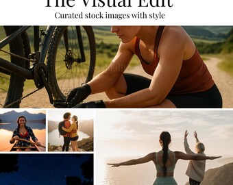 Outdoorsy Stock Photo Bundle | 20 Lifestyle Images for Women | Nature Aesthetic Digital Photos for Businesses, Coaching, Blogging, Branding