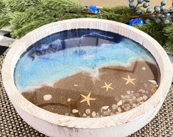 Custom Order for a Beach Themed Lazy Susan