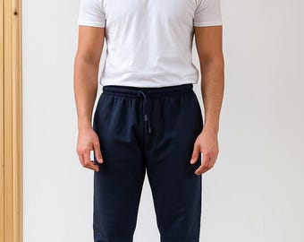 Joggingbroek heren Joggingbroek Regular Fit Fleece trainingspak Joggers Sportschool Sportbroek met trekkoord voor heren Premium kwaliteit met zakken