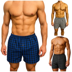 Men&#39;s Woven Boxer Shorts 6-Pack: Classic Cotton Comfort