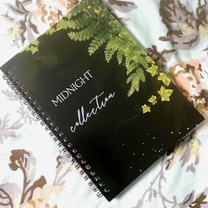 Dark academia A5 Notebook journal forest | 150 Pages | Spiral Journal | vines and leaves | Gift for Students & Writers
