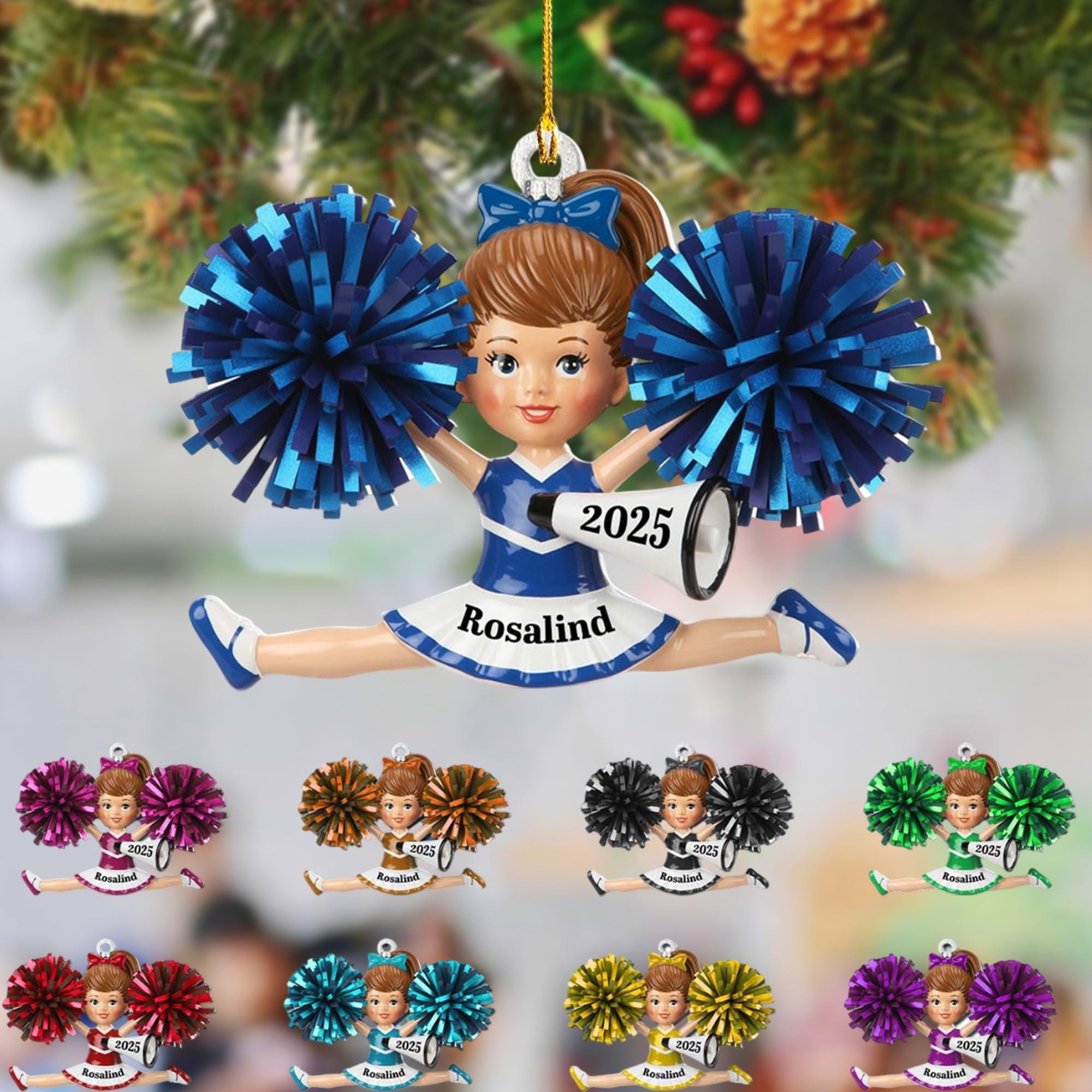 Cheerleader christmas ornament - Etsy.de